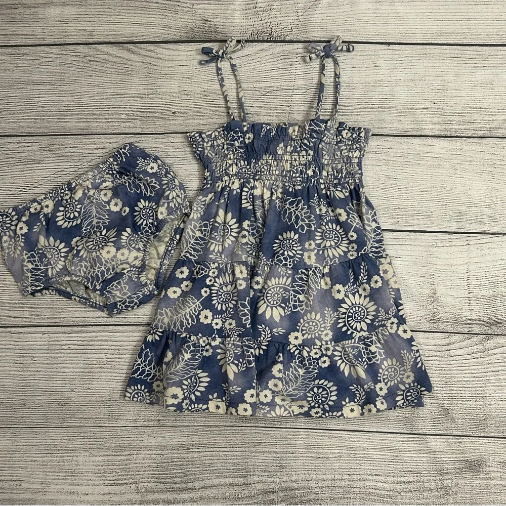 Ralph Lauren Paisley floral dress size 9 months girls